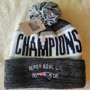 New England Patriots NFL Super Bowl LIII Champions Winter Hat