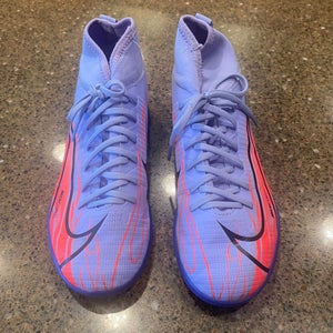 Purple Used Size 6.0 (Women's 7.0) Nike Indoor Mercurial Superfly 8 Elite FG Cleats