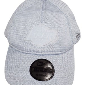 Adult One Size - Los Angeles La Lakers Grey Nba Basketball - New Era 9twenty Hat
