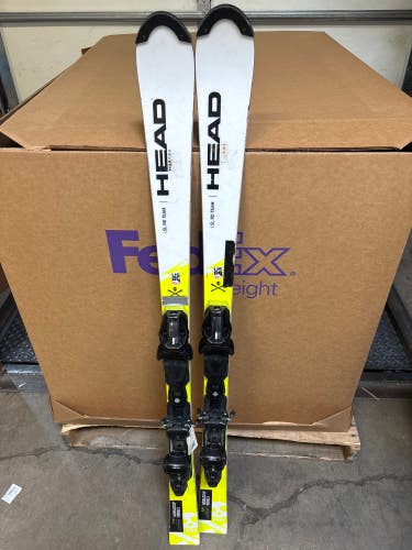 Used HEAD World Cup Rebels i.SL RD Team 138 cm All Mountain Skis With Bindings Max Din 11