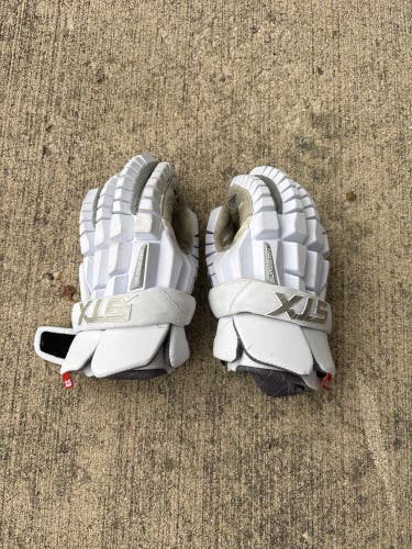 Used  STX Medium Surgeon RZR Lacrosse Gloves