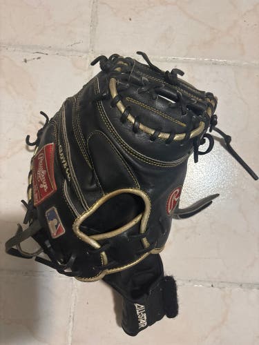 Used Right Hand Throw 33.5" Heart of the hide Catcher's Glove