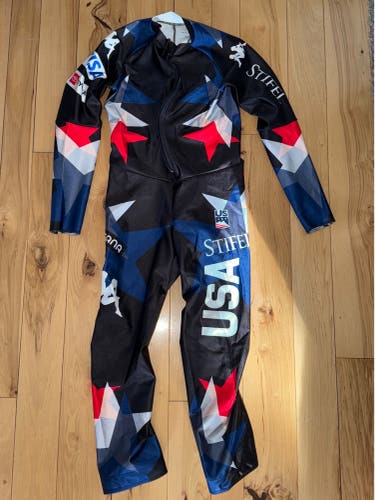 New 2024 US Ski Team Kappa Ski Suit FIS Legal