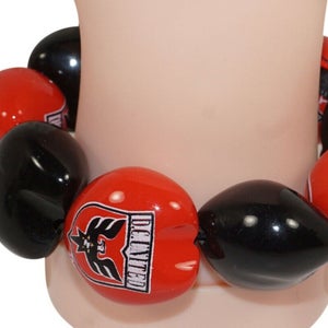 Vintage D.C. United Fc Mls Soccer - Multiple Kukui Nut Futbol Bracelet 2011