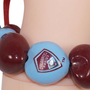 Vintage Colorado Rapids Fc MLS Soccer - Multiple Kukui Nut Futbol Bracelet 2011