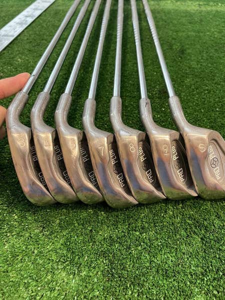 Pro Plus Irons Set 3-SW (No 6 or PW) Stiff Steel Shafts