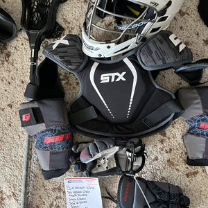 Lacrosse equipment! Full set up starter kit . Meets NOCSAE
