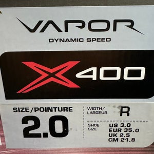 New Bauer X400 Skates Size 2