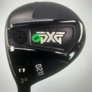 Used Men's 2021 PXG 211 Left Hand Fairway Wood Stiff Flex 3 Wood