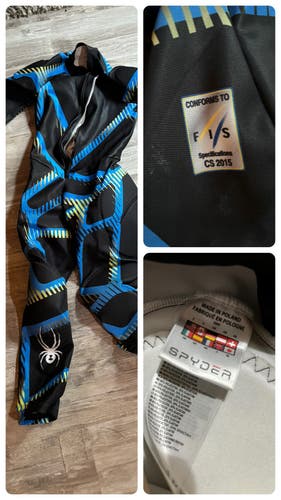 Used Small Men's Spyder Ski Suit FIS Legal