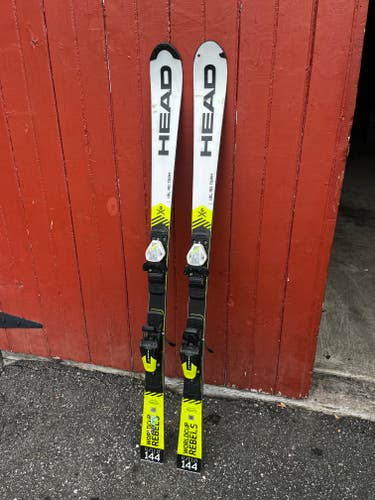 HEAD 144 cm Racing World Cup Rebels i.SL RD Skis with bindings