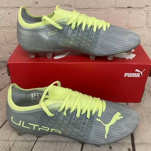 Puma 106726 01 Ultra 3.4 FG Women's Soccer Cleats Diamond Silver US 6.5 UK 4