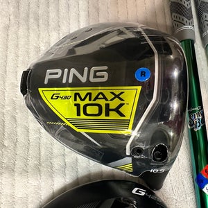 Ping G430 Max 10K. New In Open Box packaging. With Hzrdus Hulk PVD. X Or TX