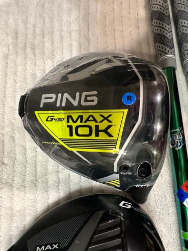 Ping G430 Max 10K. New In Open Box packaging. With Hzrdus Hulk PVD. X Or TX