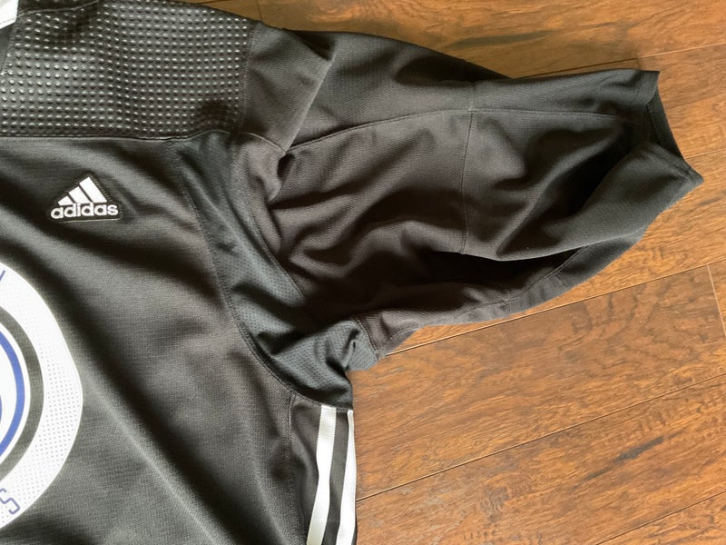 NEW Blank Made in Canada Adidas Oilers GOALIE CUT Practice Jersey