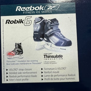 New Reebok Robik 6 Skates Size 7