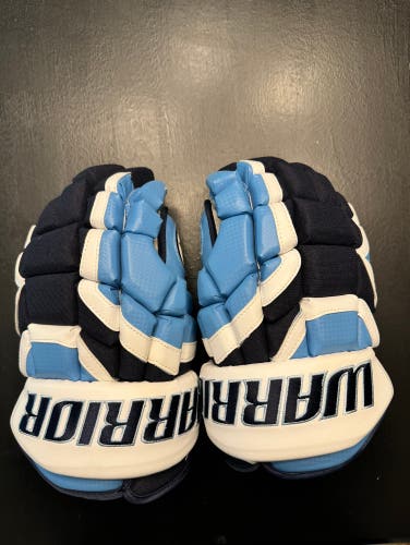 Used Warrior University of Maine 13" Covert DT2 Pro Stock Hockey Gloves