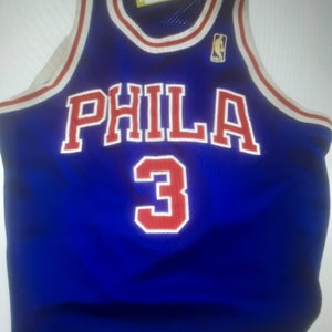 Blue Used Large Adult Unisex Mitchell & Ness Jersey