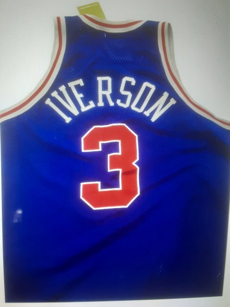Blue Used Large Adult Unisex Mitchell & Ness Jersey