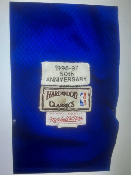 Blue Used Large Adult Unisex Mitchell & Ness Jersey