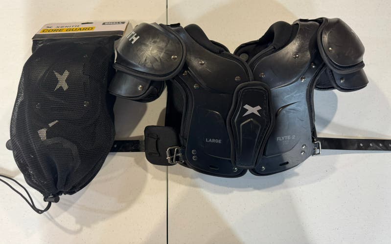 Used Youth Xenith Flyte Shoulder Pads