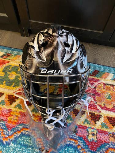 Used Junior Bauer NME 4 Goalie Mask