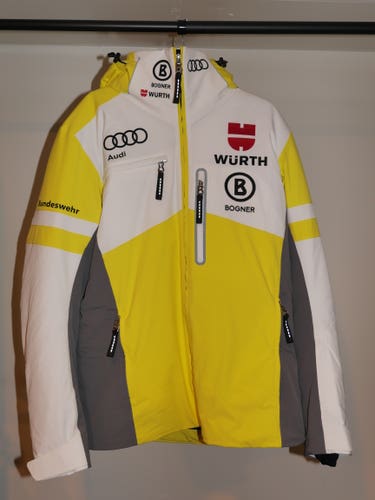 Yellow New Men's Large/Extra Large Bogner Team Germany Ski Jacket