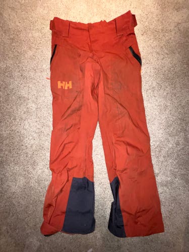 Orange Used Men's Helly Hansen Pants