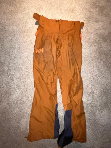 Orange Used Men's Helly Hansen Pants