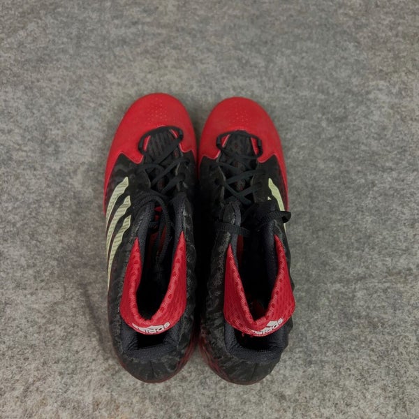 Adidas Mens Football Cleat 14 Black Red White Lineman Nastyquick D Sports Q9