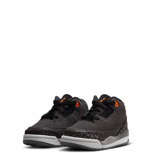 Air Jordan 3 Retro DM0968-080 Sneakers Toddler 4C Black Basketball Shoes TSB010