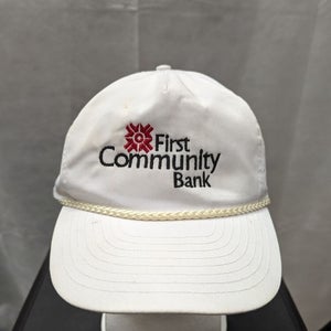 Vintage First Community Bank Sansun Snapback Hat