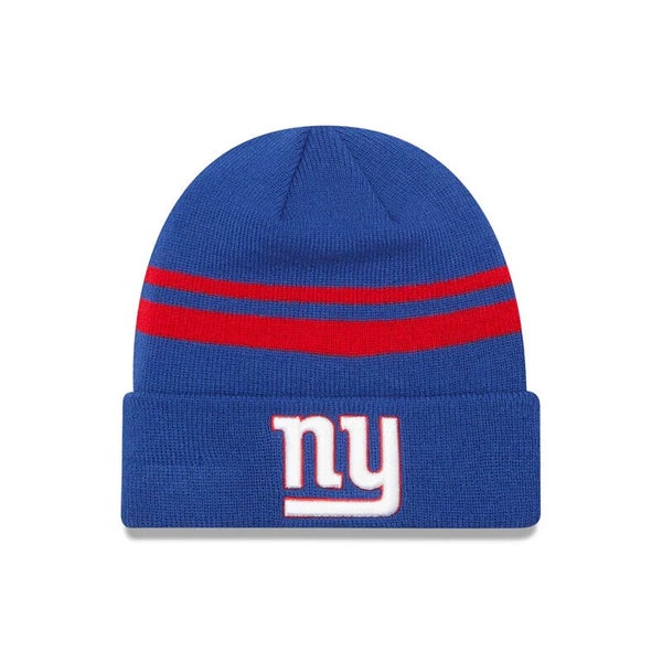 New Era 11239825 Men's Blue New York Giants Logo Cuffed Knit Beanie Cap SS421