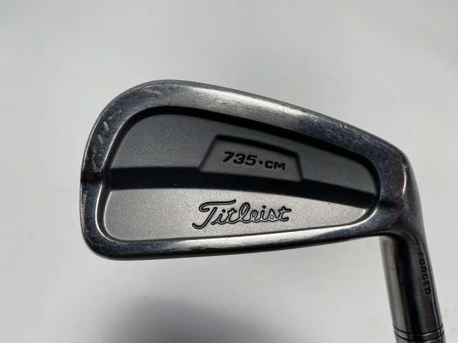 Titleist 735 CM Chrome Single 6 Iron True Temper Dynamic Gold S300 Stiff RH