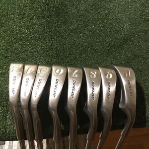 Dunlop Red Max Irons Set (3-PW) Stiff MicroTaper Steel Shafts