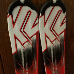 136cm JUNIOR Skis K2 AMP STRIKE w/MARKER MOD 7 BINDINGS *USED* CLEANED*READY TO USE