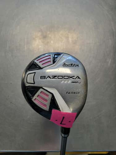 Used Tour Edge Jr Girls Fw Bazooka 3 Wood Regular Flex Graphite Shaft Fairway Woods