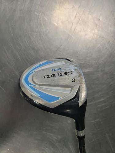 Used Lynx Tigress 3w Ladies 3 Wood Ladies Flex Graphite Shaft Fairway Woods