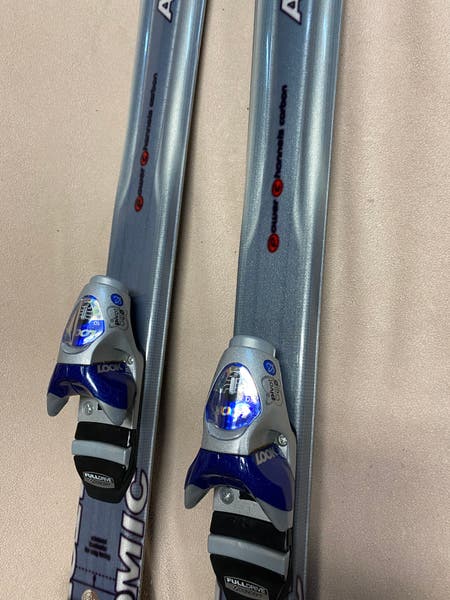 Used Atomic 160 cm All Mountain Beta Carve 8-18 Skis With