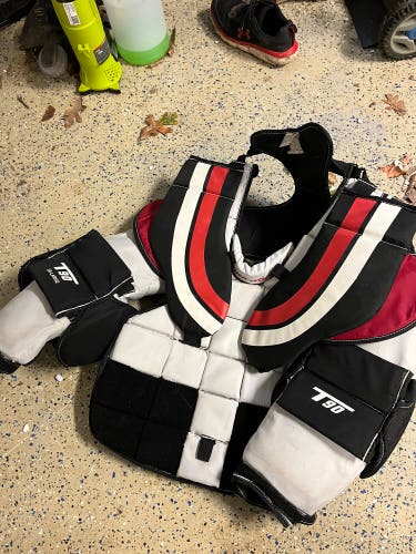 Used  Sher-Wood Goalie Chest Protector