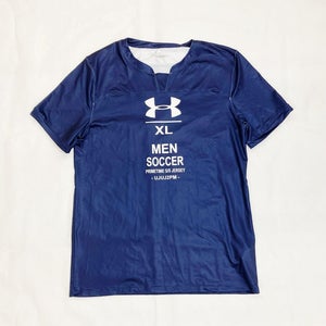 Under Armour Sample Primetime Soccer Jersey Men's M  XL Navy Blue UJUJ2PM