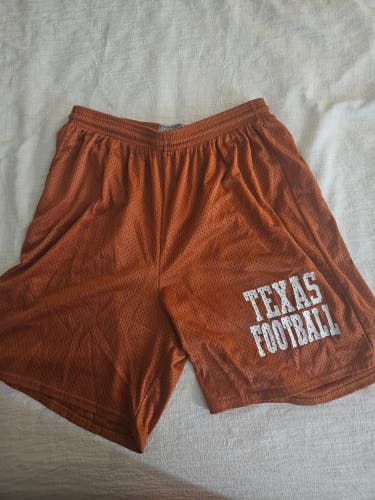 Jock Vintage Orange Texas Football Used Large Men's Shorts