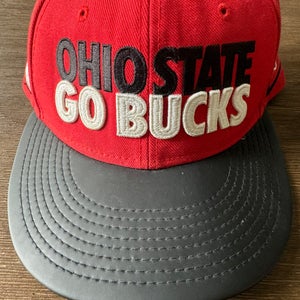 Ohio State Go Bucks Nike Hat With Leather Lid