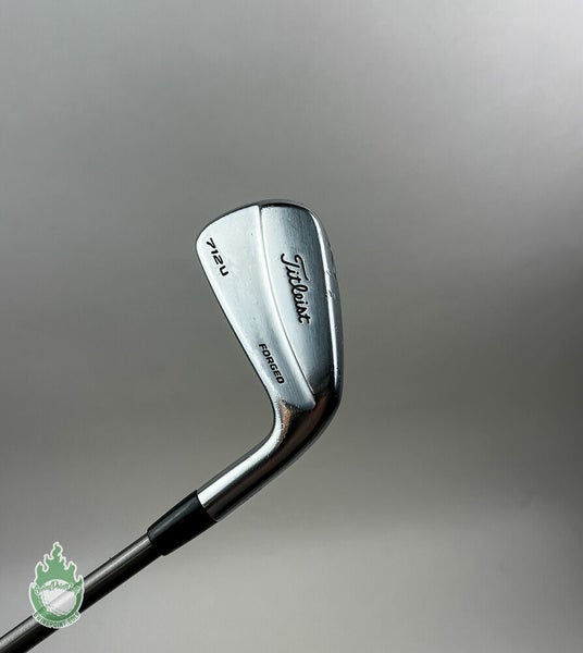 Used RH Titleist 712U Forged 2 Driving Iron Steelfiber Extra Stiff Golf Club