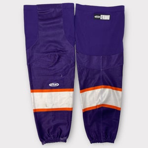 Pro Stock Used AK Large & XL Reading Royals Purple Hockey Socks
