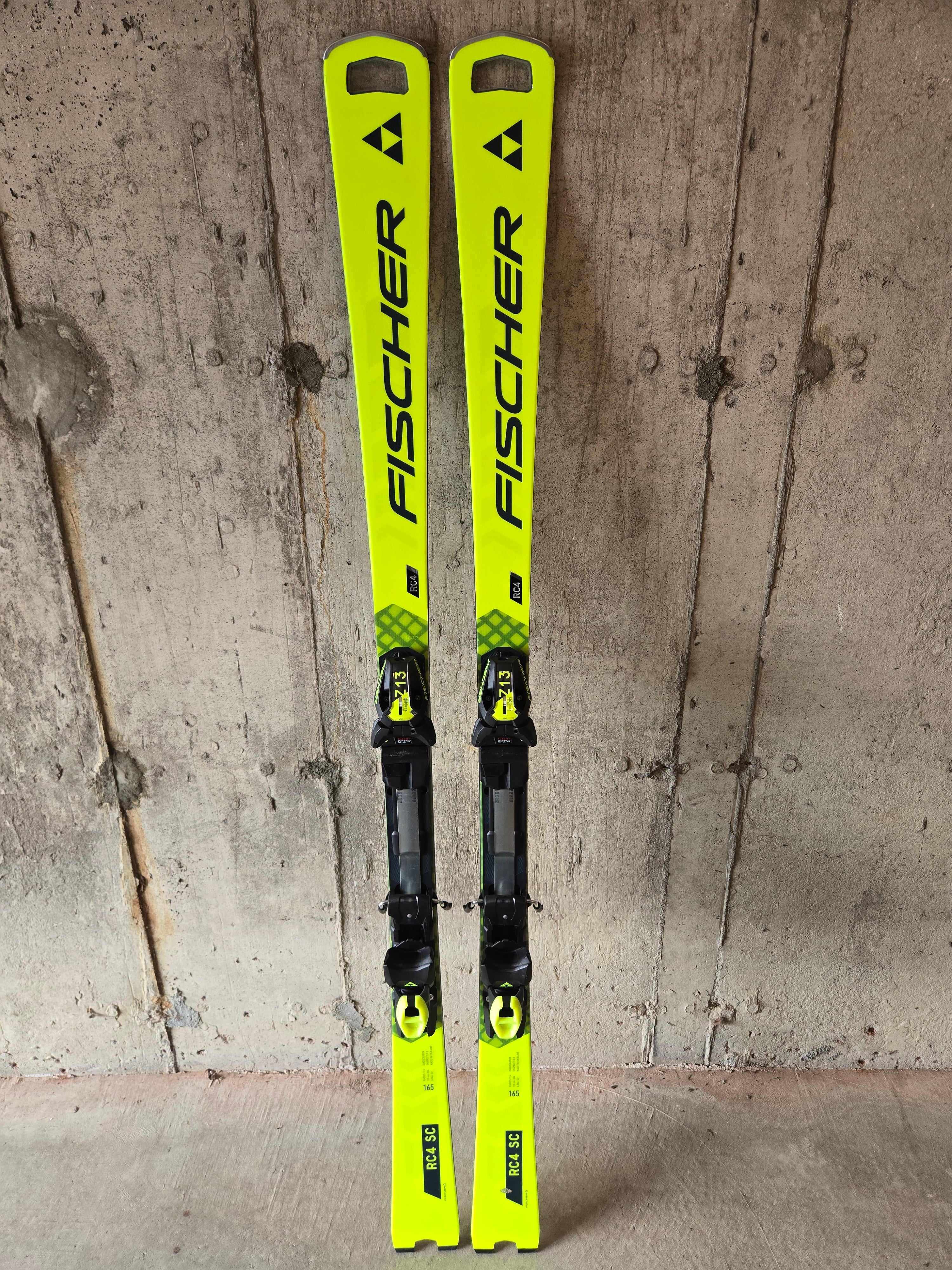 Fischer RC4 World Cup SC Skis With Z13 Bindings 165cm