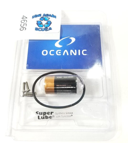 Oceanic Pro Plus 2, 3, 4.0 Battery Kit with O-Ring + Screws Scuba Dive Computers