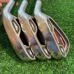 Nickent 3DX Iron Set 3-4-5 Iron Regular Graphite Shafts