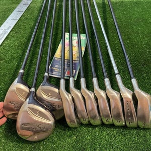 Tech Edge T560 Ladies Full Set 3-5-7 Woods 5-PW-SW Graphite Shafts