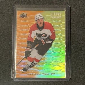 Tyson Foerster Philadelphia Flyers 23-24 NHL Allure Color Flow Orange-Yellow